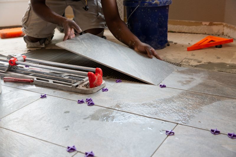 Professional Tiling in Action